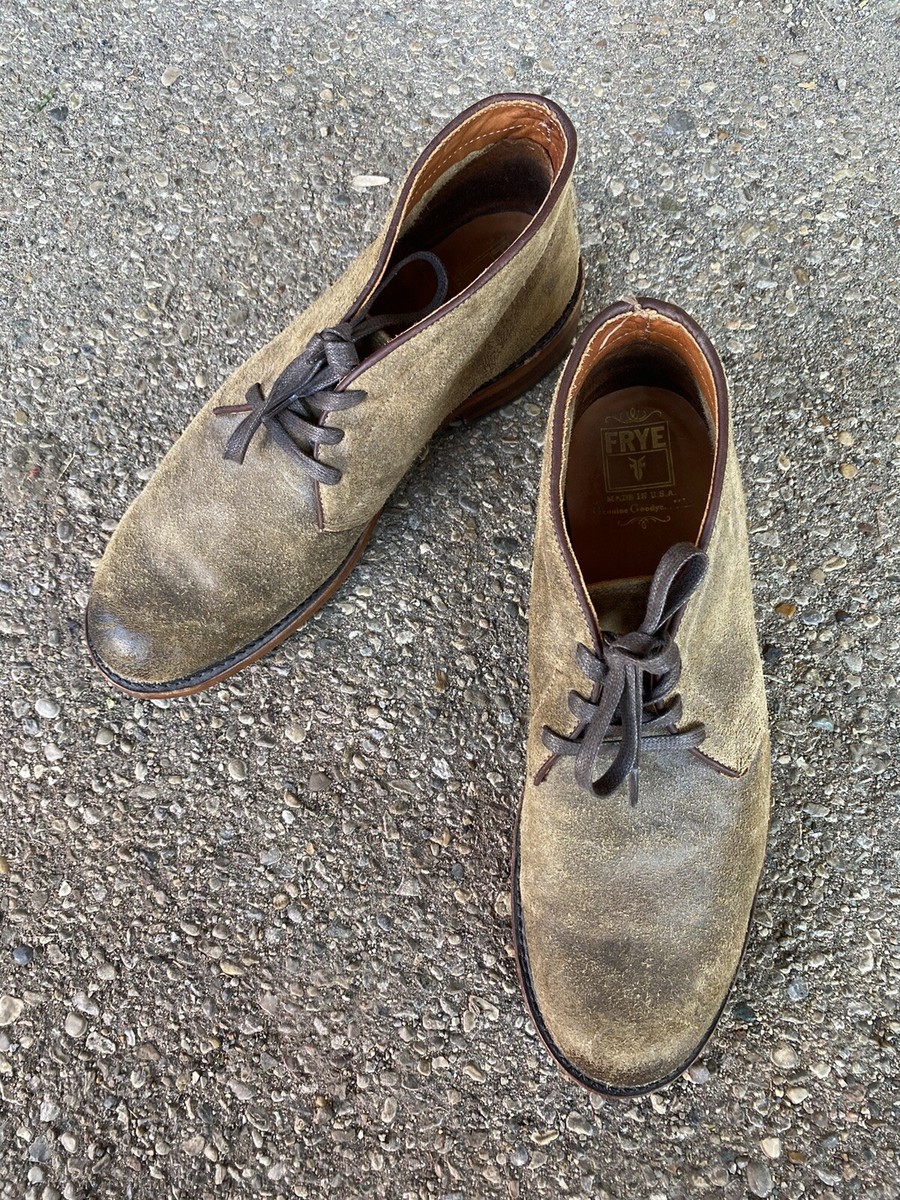 Frye Neutral Suede Desert Chukka Boots U S A, Size 10 M | eBay display picture 2