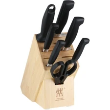 Zwilling J.A. Henckels Four Star 8 piece Knife Block Set - NIB, 35065-700