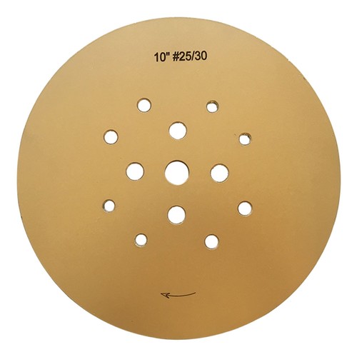 Placa de disco de molienda de diamante de concreto de 10" Edco, Husqvarna, grano #25/30, paquete de 1 - Imagen 3 de 4