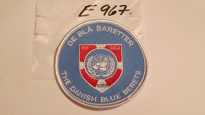 Dänemark UN Abzeichen DE BLÄ BARETTA the danish Blue Berets 1 Stück  (e967)