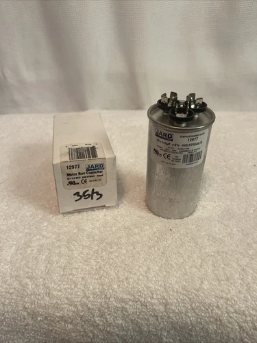 35 + 3 uf MFD 370 440 VAC Round Dual Capacitor 12977 Replaces C3353R C4353R