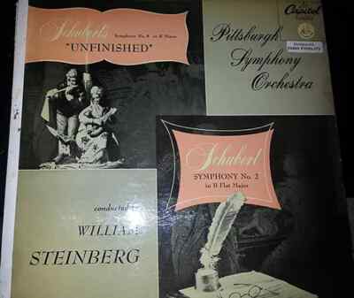 LP Franz Schubert Symphony No. 8 In B Minor ''Unfinished'' / Symphony No. 2 In B