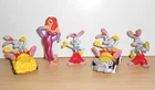 Who Framed Roger Rabbit Jessica Full Set PVC FIGURINE Figure 4" Tall Rubber 1988