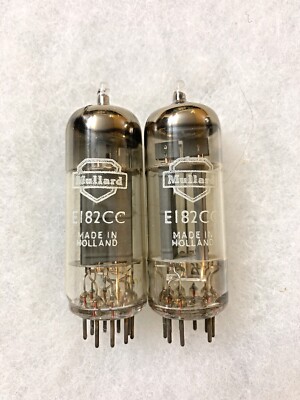 Mullard E182CC 7119 5687 NOS Excellent Testing Matched Pair D