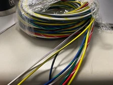 16 AWG GXL HIGH TEMP AUTOMOTIVE POWER WIRE 8 STRIPE COLORS 25 FT EA PARA