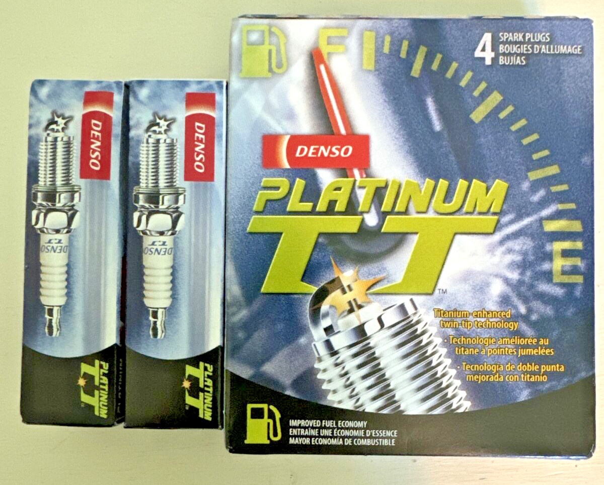 6 Denso 4511, PT16TT Spark Plugs, UPC 042511451148, Made in Japan