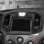⭕Carbon Fiber GPS Navigation Screen Bezel Cover Trim for Chrysler 300 /C 2010-14