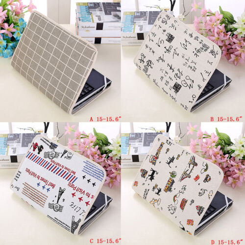 Notebook laptop sleeve bag cotton pouch case cover for 14 /15.6 /15 inchlapto XF - Picture 1 of 20