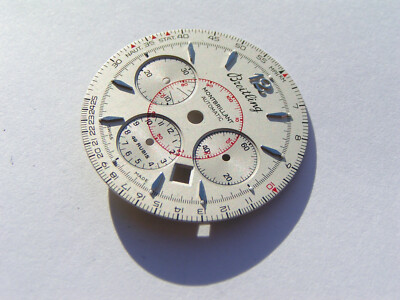 Breitling Navitimer Montbrillant Chronographe A41370 silbernes Zifferblatt I199