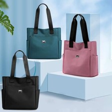 Work Nylon Shoulder Bag Lightweight Waterproof Tote Bags Large Capacity Handbag
