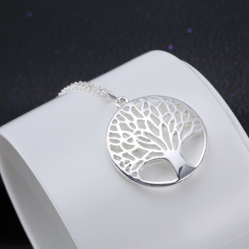 Elegant 925 Sterling Silver Tree of Life Charm Fashion Charm Pendant ...