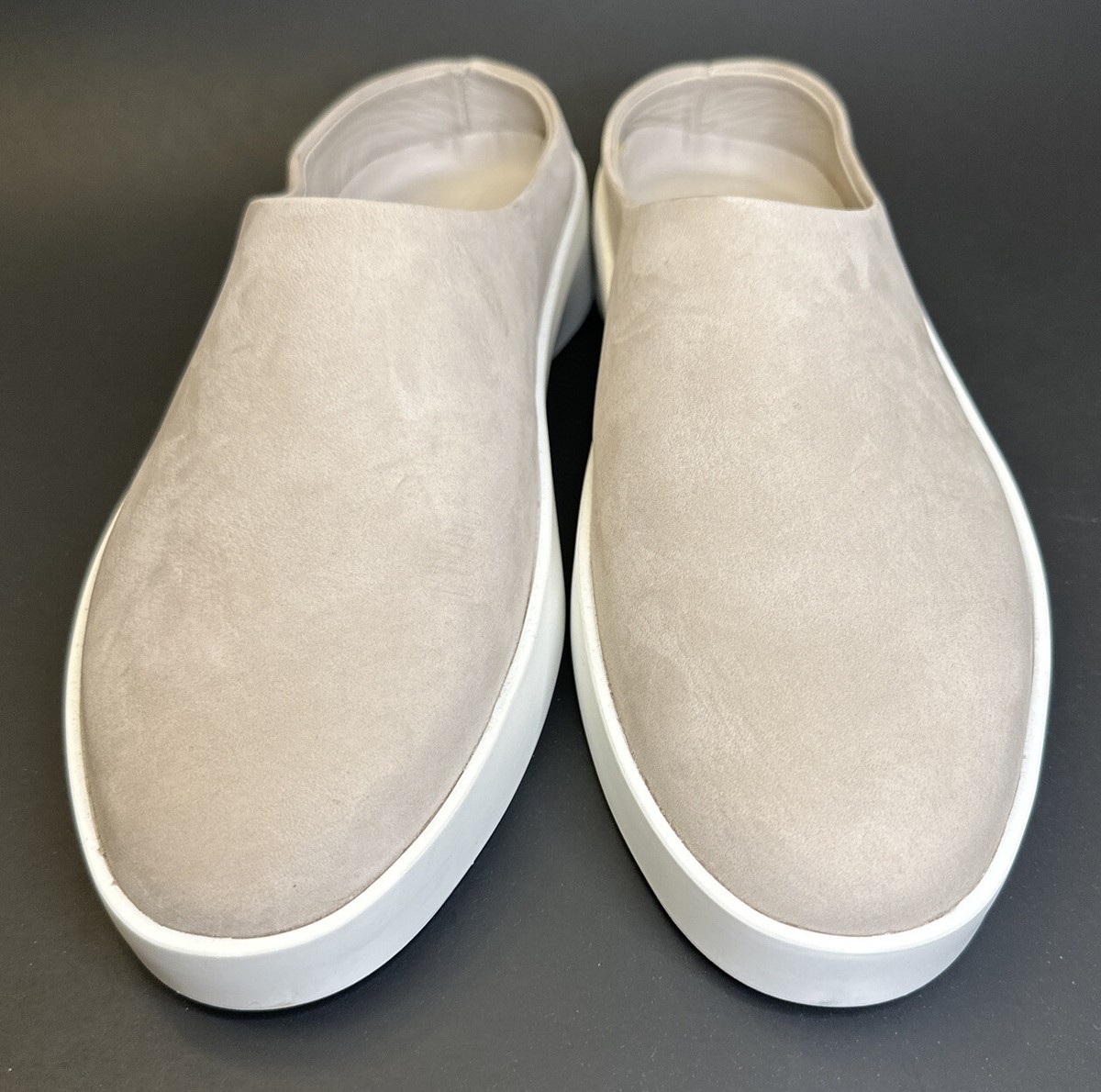 Wolf & Shepherd Cruise Mules Size Mens 7.5 Women\'s 9 US EU 40 Nubuck Gray NWB $1 WOLF & SHEPHERD Cruise Mule Casual Slip-on Shoes Unisex Size  main image 3