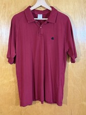 Brooks Brothers 346 Polo Shirt Men's XL Red Golf Casual Cotton Soft Touch