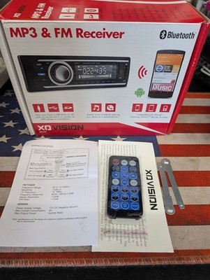 XO VISION MODEL XD107 STEREO RECEIVER REMOTE, MANUAL, REMOVAL TOOLS & BOX *ONLY*