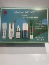 Sunday Riley All About Acne Skincare 5pc  Routine Kit**BRAND NEW**👌