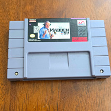 EA Sports Madden NFL 97 Super Nintendo SNES Football KA NTSC-U/C