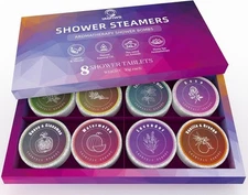 Shower Steamers Aromatherapy 8-Pack Bombs, Birthday Gifts for Women... 