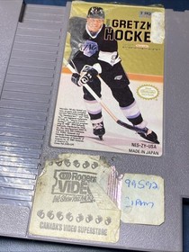 Wayne Gretzky Hockey NES Authentic Cartridge &ndash; Rental Label