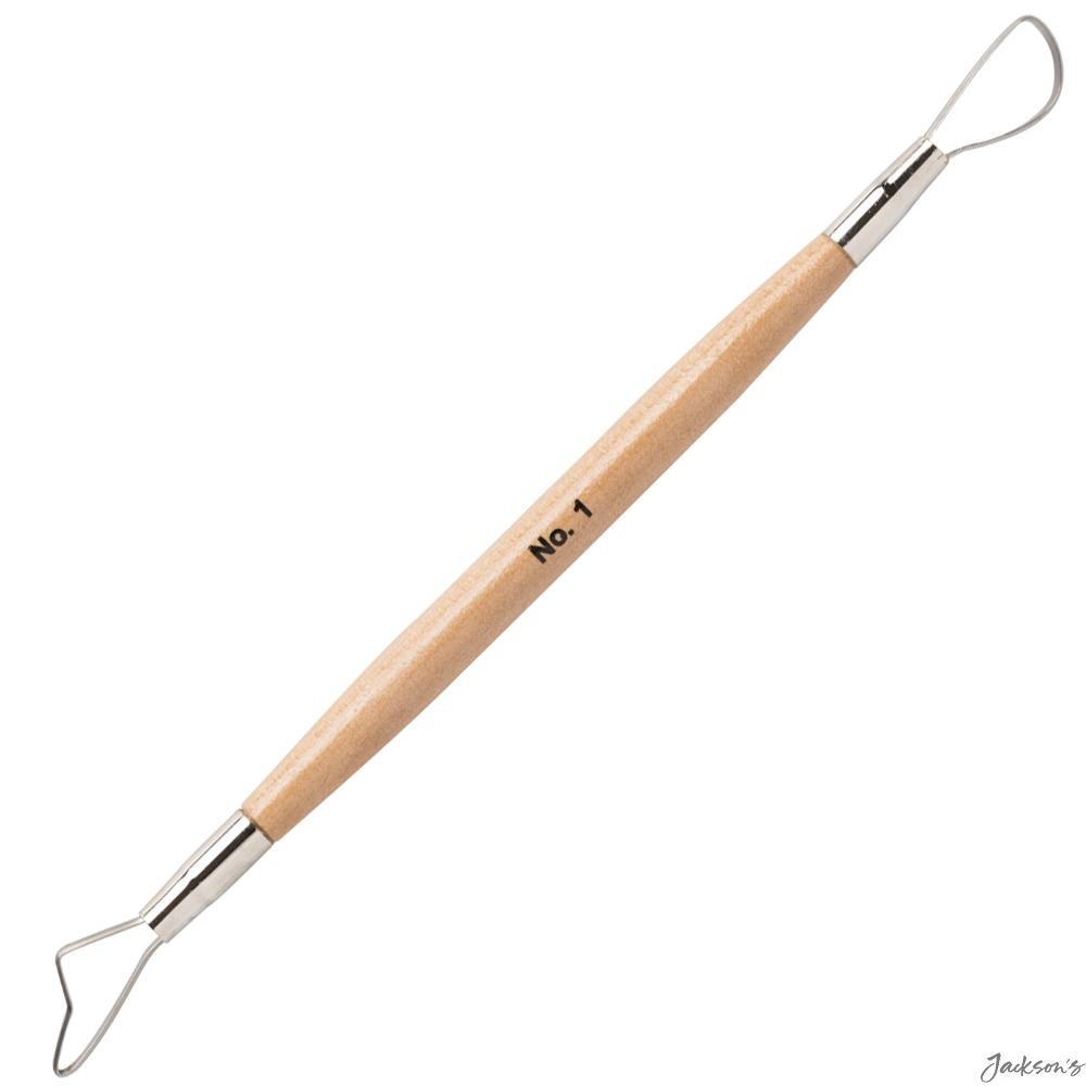 Studio Essentials Wire Ended Modelling Tool Treated Wood 16.5cm For Clay Shaping
