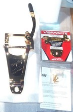 Bigsby B7G Gold Pinless Tailpiece Gold Vibramate V7-LP-G Les Paul Brand New