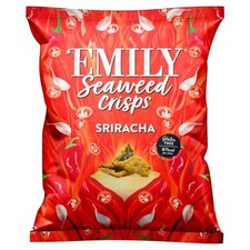Emily Sriracha Seaweed Crisps 50g (Pack of 6)