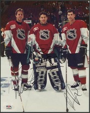 MIKE MODANO Ed Belfour Darryl Sydor signed 8x10 Stars | autographs - PSA/DNA