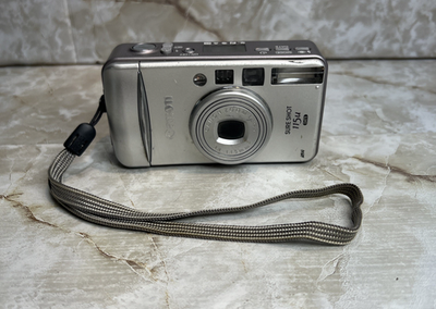 #ad Canon Sure Shot 115u Date 35mm Film Camera Tested Working NO FILM or BATTERIES $94.87