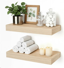 Floating Shelves for Wall, Bathroom Shelves over Toilet, Wall Shelves  Book She