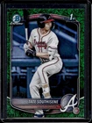 2025 Bowman Draft Tate Southisene Chrome Green Grass Refractor 1st #/99 Braves