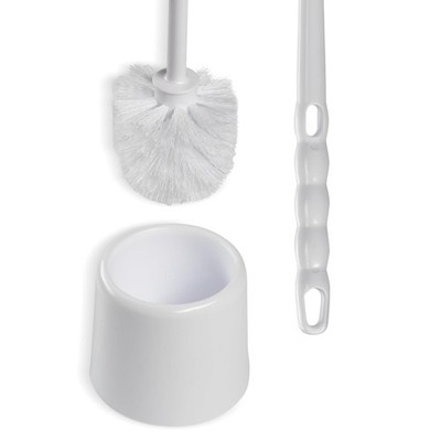 SPARTA 16 Inch Durable Toilet Brush with Storage Holder