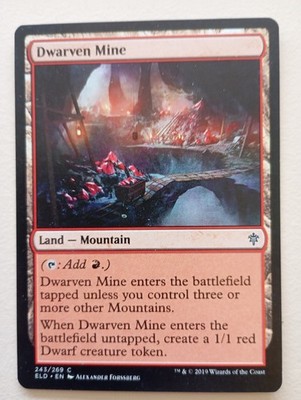 4x Dwarven Mine - MTG - Throne of Eldraine - NM