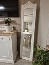 Vendo specchio con piedistallo bianco figura intera,Maison du Monde.Zona Faenza