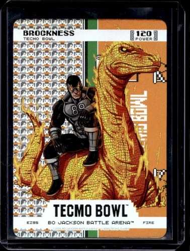 2026 Bo Jackson Battle Arena Tecmo Bowl BrockNess Endzone Battlefoil #EZ95