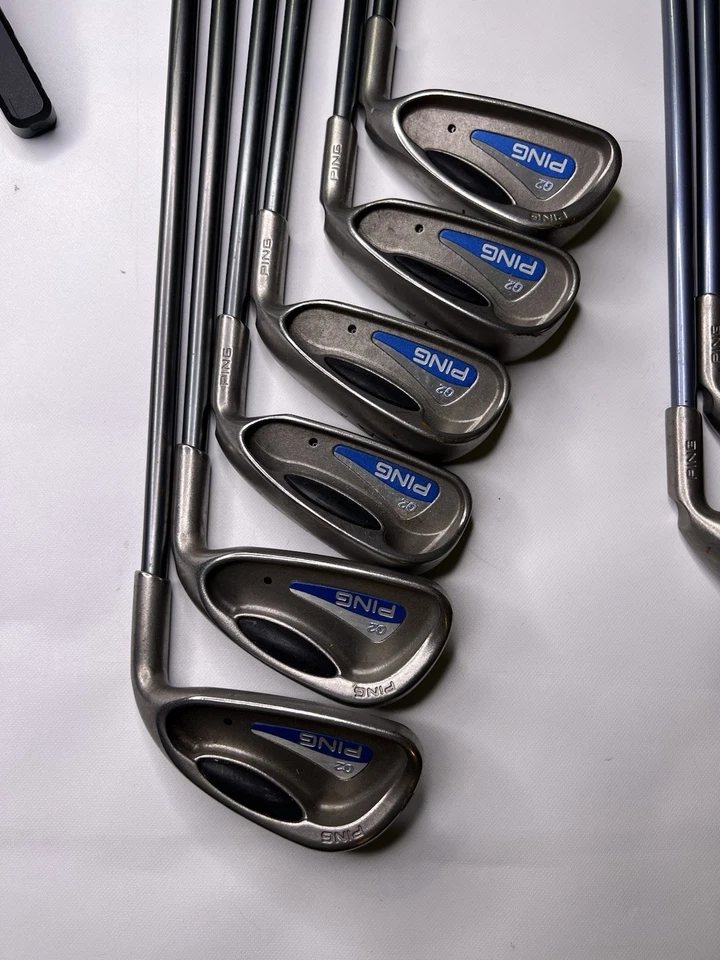 Ping G2 G2EZ Iron Set RH Cushin Steel Shafts Original Grips Golf Clubs Lot 10 - Image 4 of 4