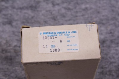 1000 MUSTAD USA 33903 FLY KINK SHANK HOOKS POPPER FLY BRONZE