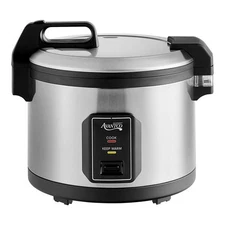 Avantco RCSB60 60 Cup (30 Cup Raw) Electric Rice Cooker/ Warmer with Hinged Lid