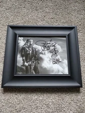 Zakk Wylde Autographed Framed Picture With COA