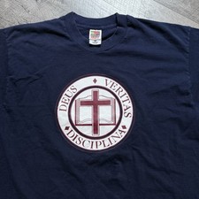 Vintage 90s Religious Jesus T-Shirt Single Stitch Made In USA Blue Size XL