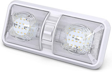 RV LED Ceiling Dome Light Fixture 12V ON/OFF Interior Camper Trailer Boat