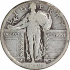 1919-D Standing Liberty Silver Quarter VG Uncertified #152