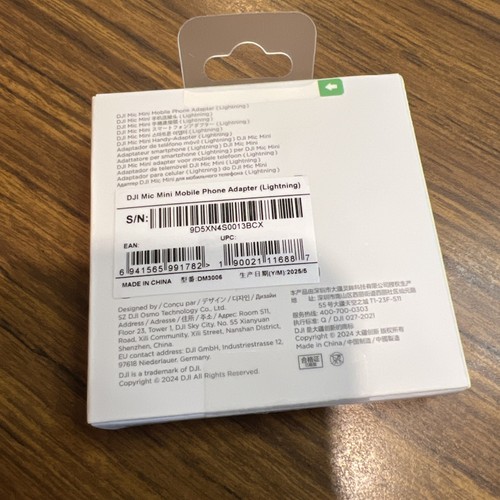 DJI Mic Mini Phone Adapter Authentic USA SELLER - Zdjęcie 3 z 4