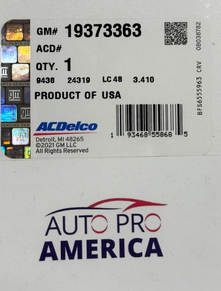 Filtro de aire de cabina para Cadillac GM Chevrolet 2014-2025 OEM ACDelco CF188 23281440 Foto 3 de 3