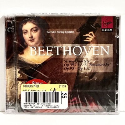 Factory Sealed Beethoven: String Quartets Op 59, Op 95-132 Borodin Quartet CD
