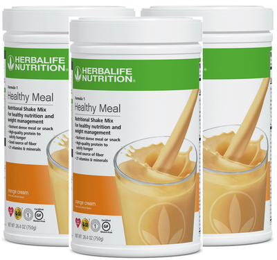 Herbalife Formula 1 クッキー＆クリーム 3個セット 3X Herbalife Formula 1 Healthy Meal Nutritional Shake Orange Cream