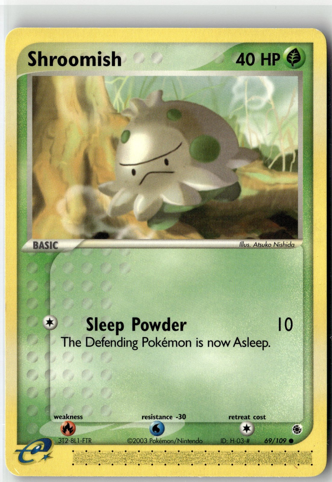 Shroomish Common Ruby and Sapphire 69/109 NM