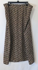 Vintage Kathie Lee Woman Plus 24W Geometric Midi Skirt NWT