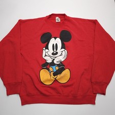 Vintage Mickey Co. Mickey Mouse Sweatshirt Front And Back 90s Crewneck Large