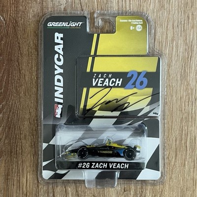 Autographed 2020 #26 Zach Veach 1/64 Diecast Rare Signed Indycar