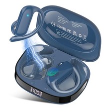 Open Ear Earbuds, Bluetooth 5.4 Wireless Earbuds with Ear Hooks, 32H HiFi Ste...