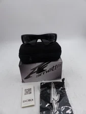 ARNETTE MENS AN4182 HOT SHOT RECTANGULAR WRAP SUNGLASSES FUZZY BLACK/GREY 62MM